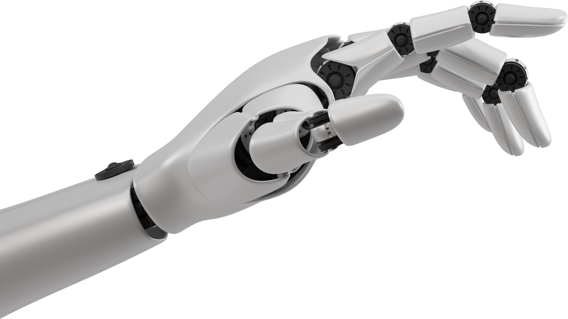 Robot hand artificial intelligence a.i. machine learning technology
